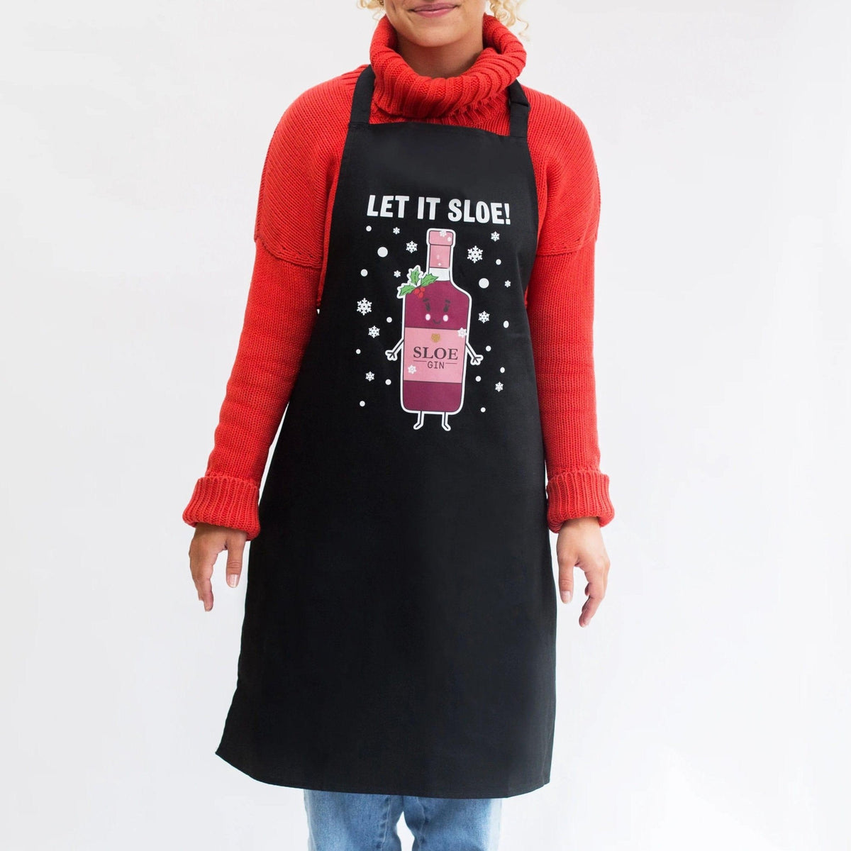 'Let It Sloe' Funny Christmas Apron - Of Life & Lemons®