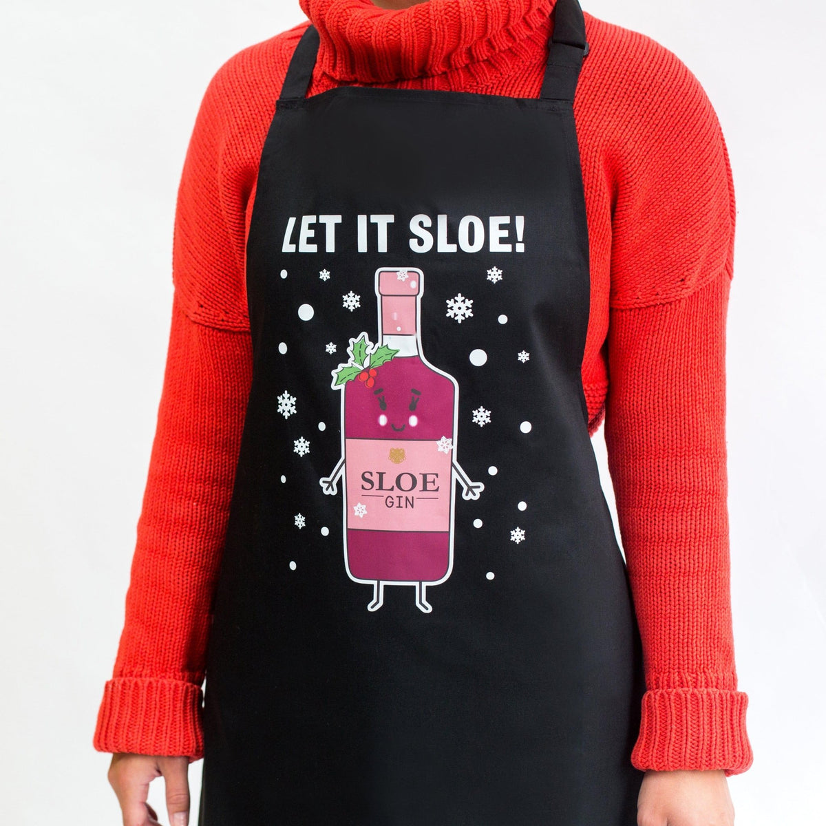 'Let It Sloe' Funny Christmas Apron - Of Life & Lemons®