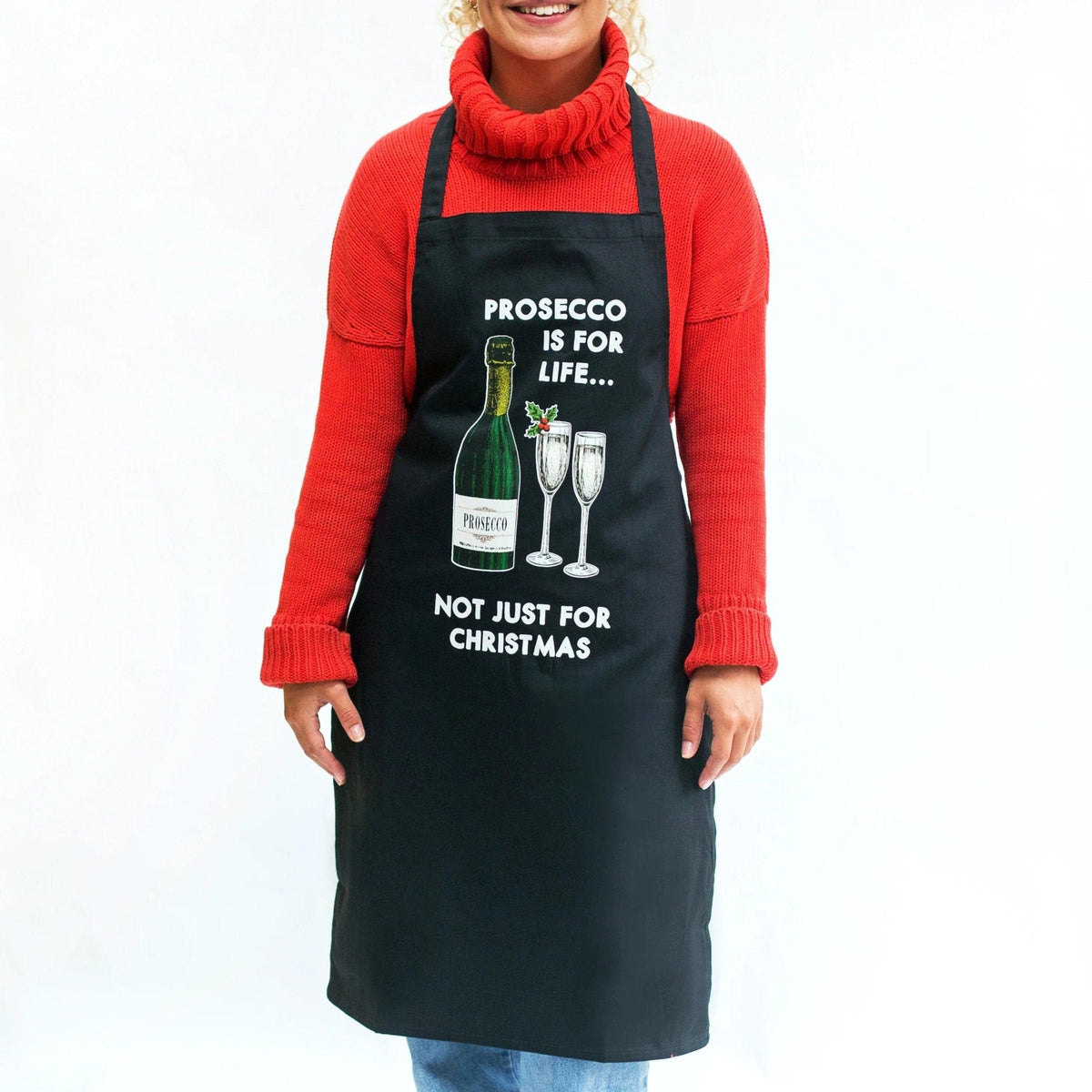 'Prosecco Is For Life' Christmas Apron - Of Life & Lemons®