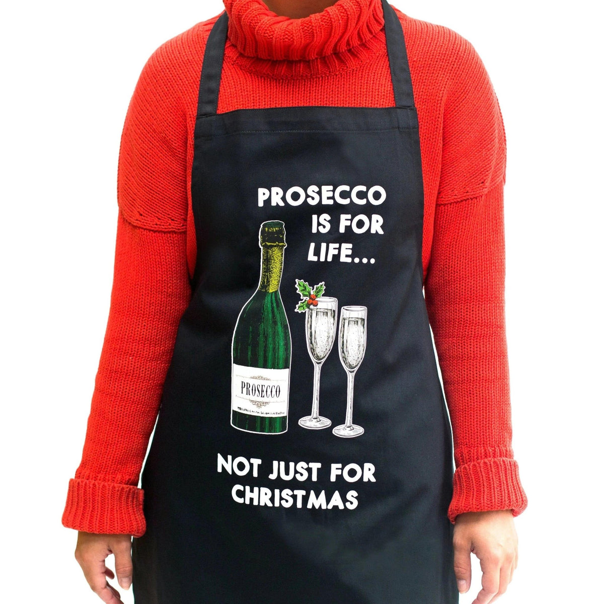 'Prosecco Is For Life' Christmas Apron - Of Life & Lemons®
