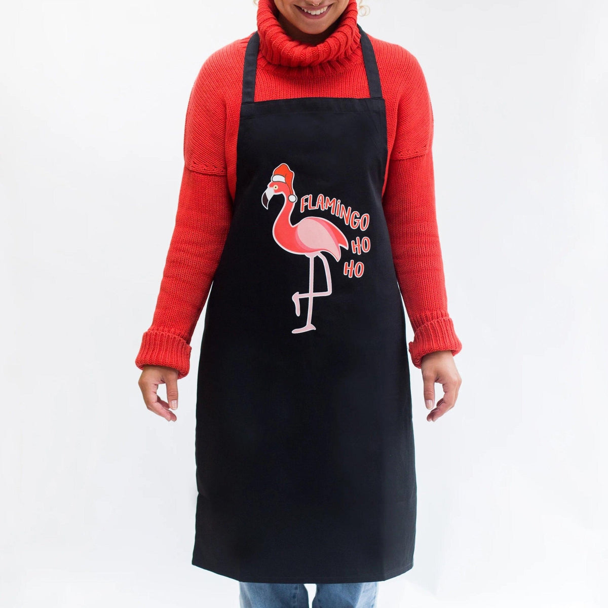 Funny Flamingo Christmas Apron - Of Life & Lemons®