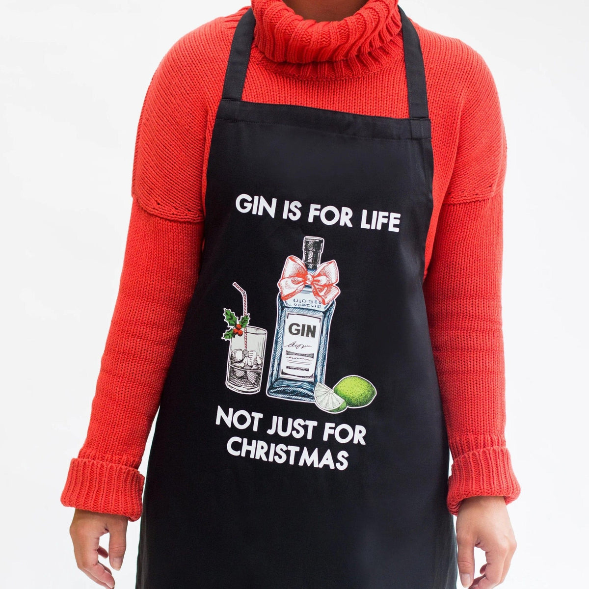 'Gin Is For Life' Christmas Apron - Of Life & Lemons®