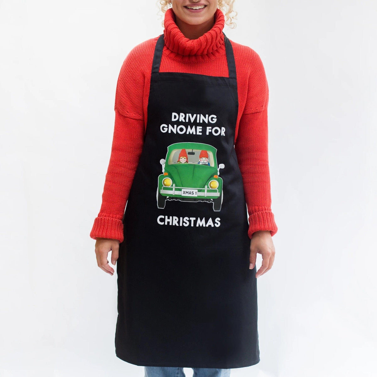 'Driving Gnome for Christmas' Apron - Of Life & Lemons®