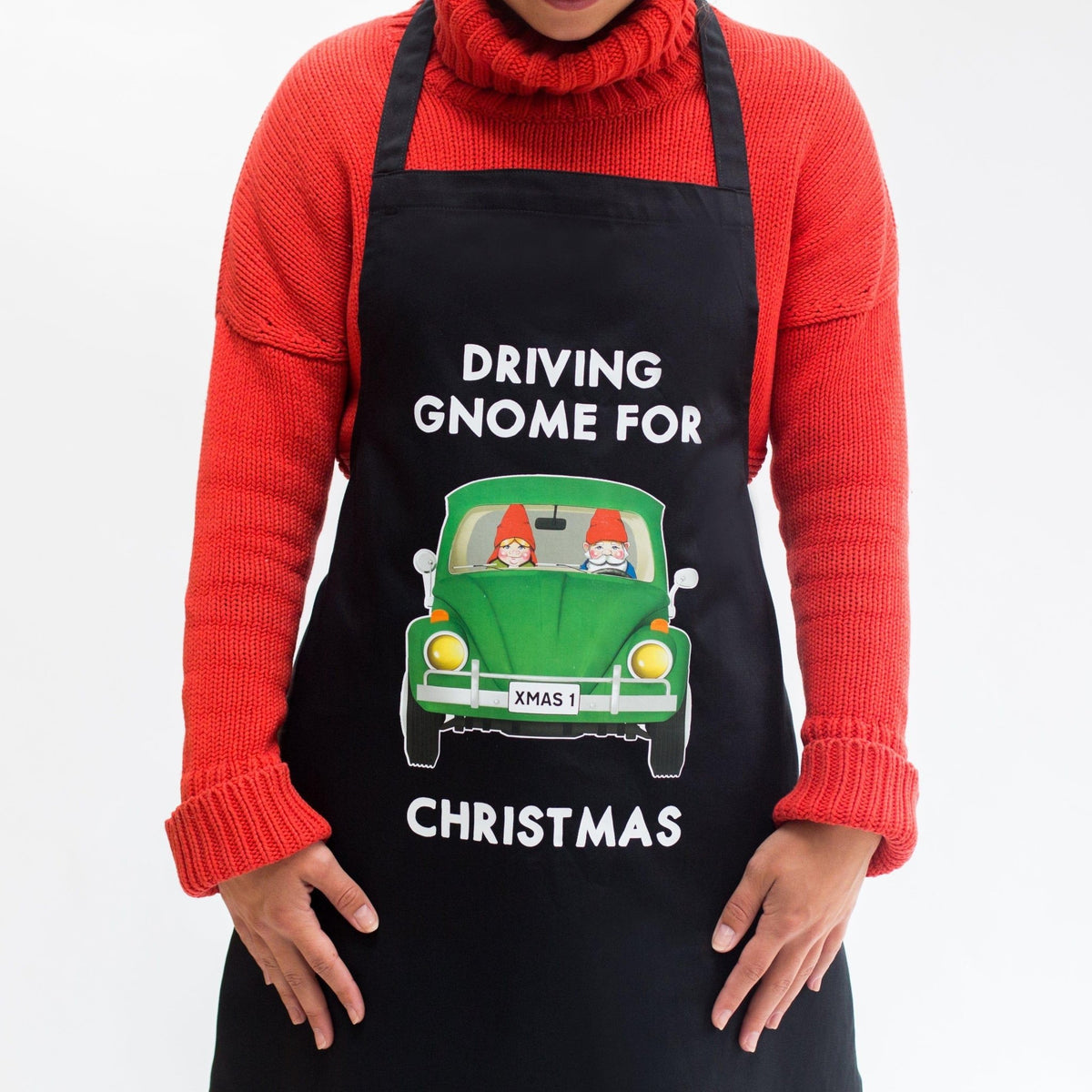 'Driving Gnome for Christmas' Apron - Of Life & Lemons®