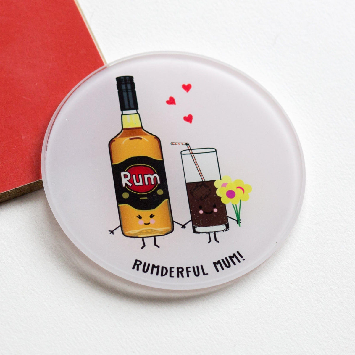 Funny Rum Coaster for Mum - Of Life & Lemons®