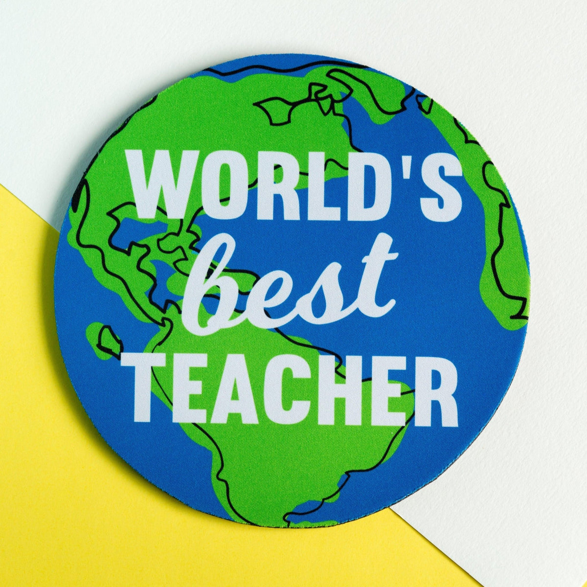 'World's Best Teacher' Mouse Mat - Of Life & Lemons®