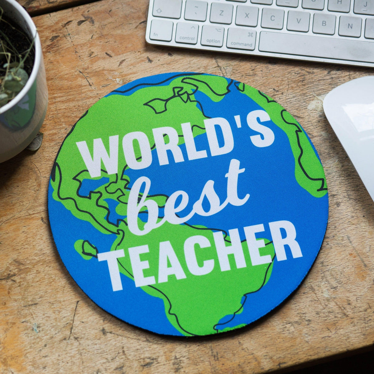 'World's Best Teacher' Mouse Mat - Of Life & Lemons®