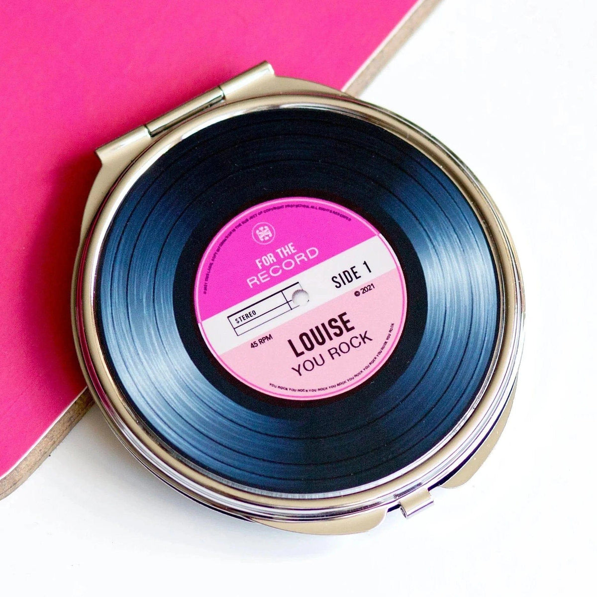 'You Rock' Personalised Compact Mirror - Of Life & Lemons®