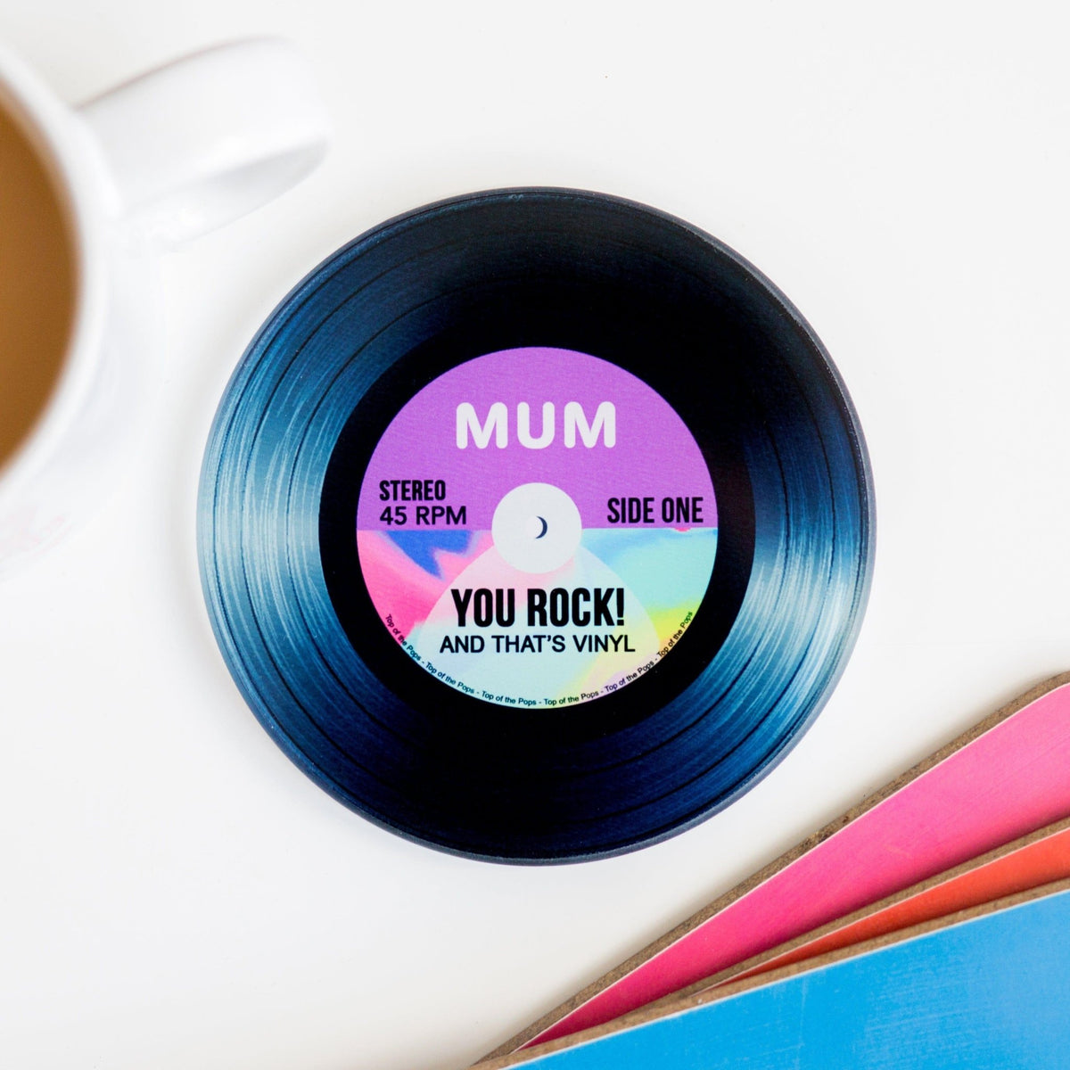 'You Rock' Glass Coaster For Mum - Of Life & Lemons®
