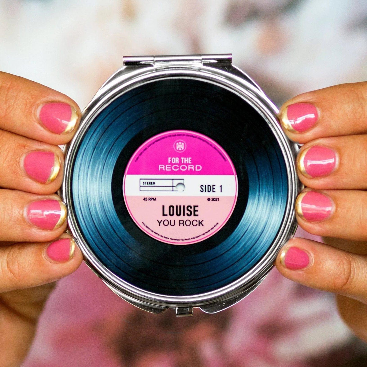 'You Rock' Personalised Compact Mirror - Of Life & Lemons®