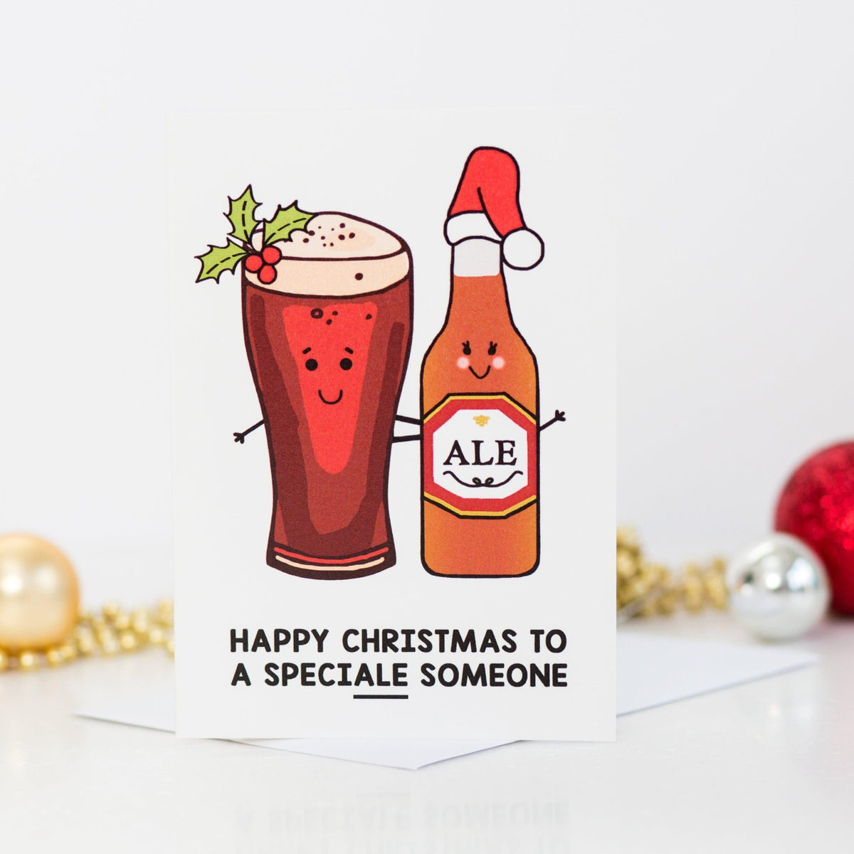 'SpeciALE Someone' Christmas Card for Partner - Of Life & Lemons®