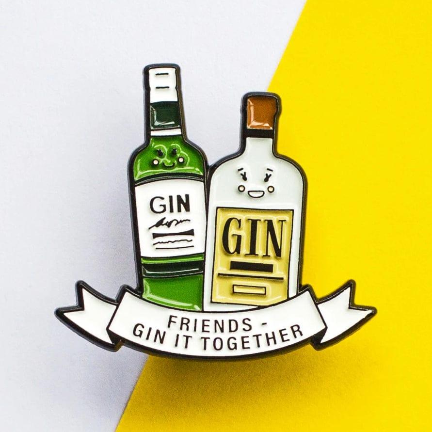 'Gin It Together' Friendship Pin Badge - Of Life & Lemons®