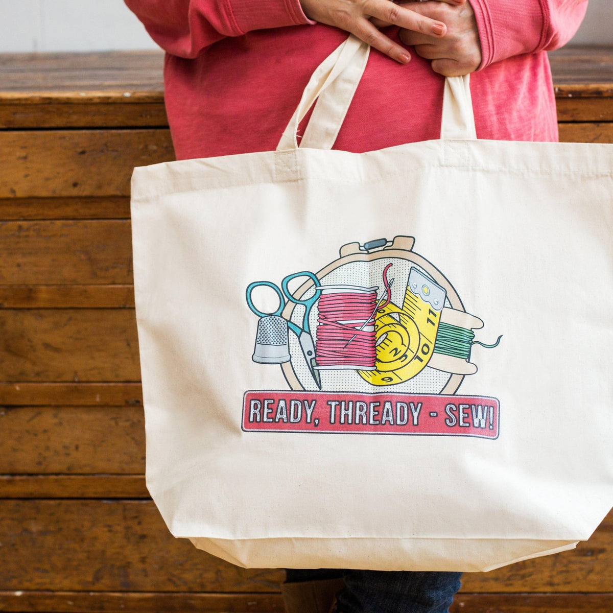 'Ready, Thready - Sew!' Tote Bag - Of Life & Lemons®