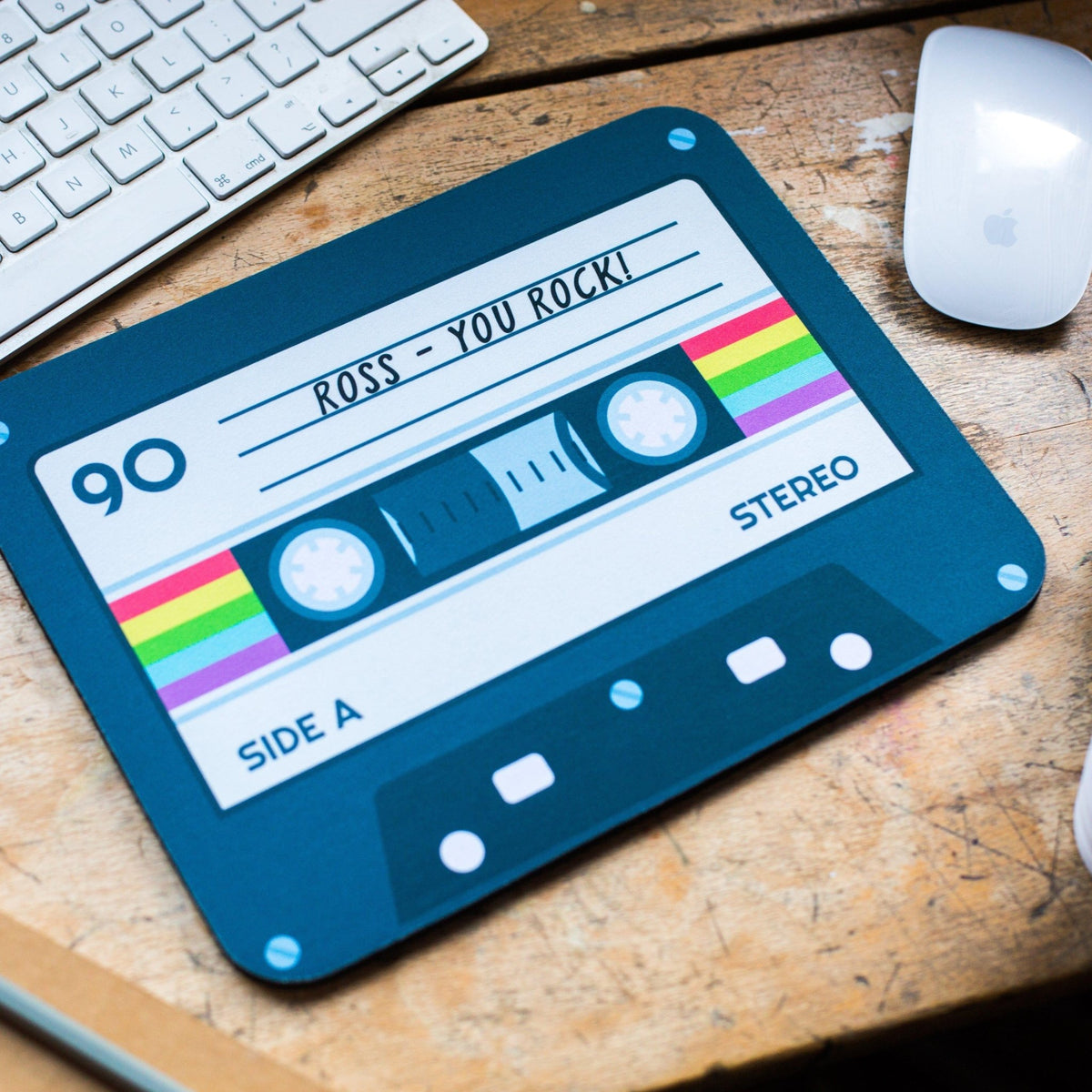 Personalised Cassette Tape Mouse Mat - Of Life & Lemons®