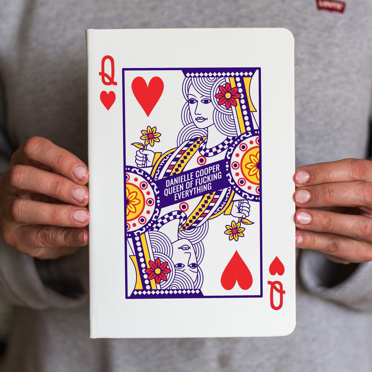'Queen of F*****g Everything' Personalised Notebook - Of Life & Lemons®