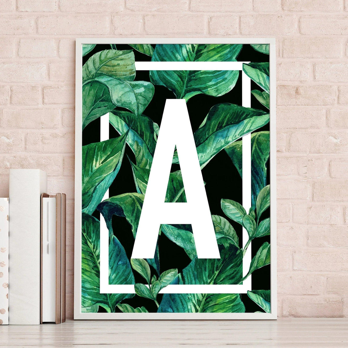 Tropical Leaf Monogram Print - Of Life & Lemons®