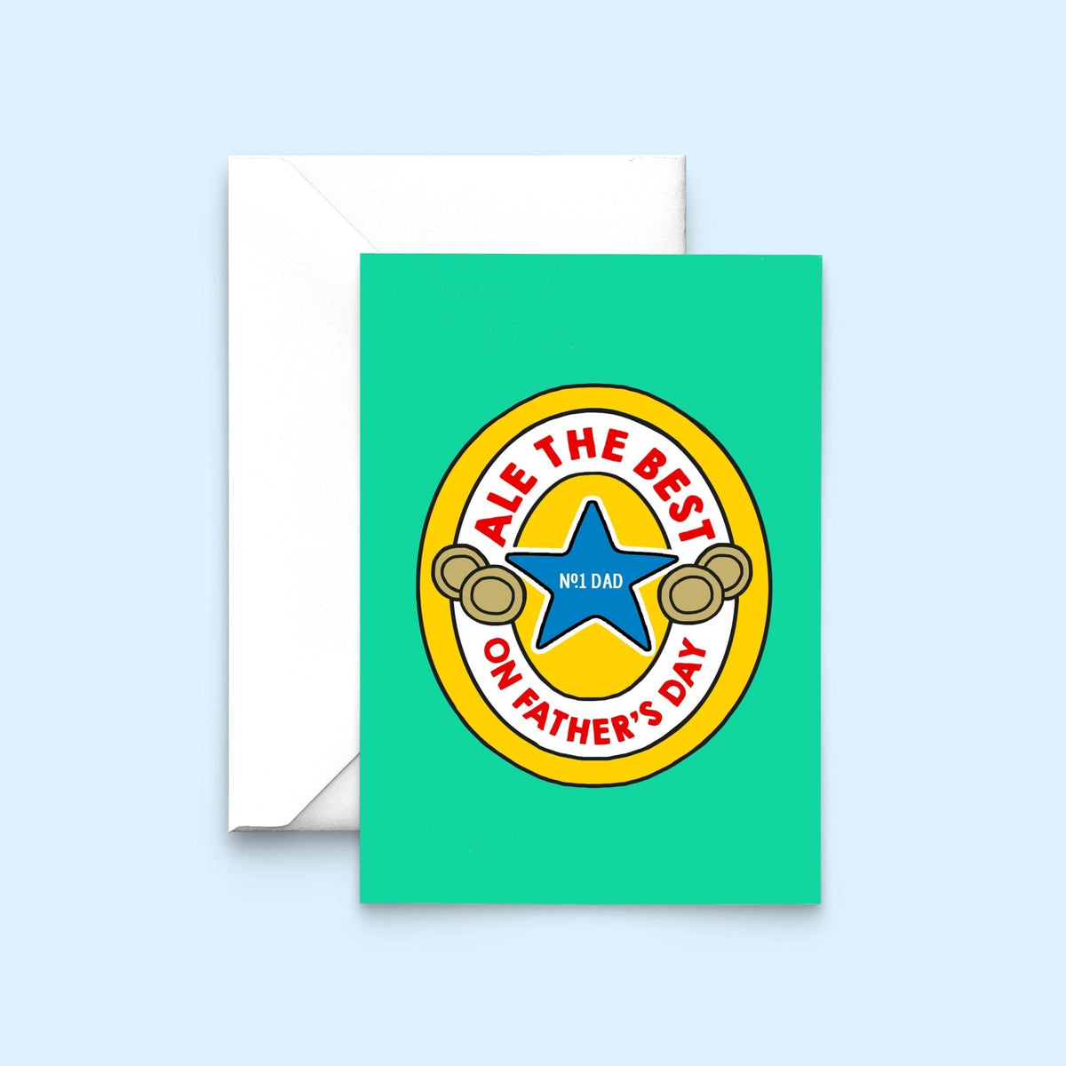 'Ale The Best' Beer Label Father's Day Card - Of Life & Lemons®