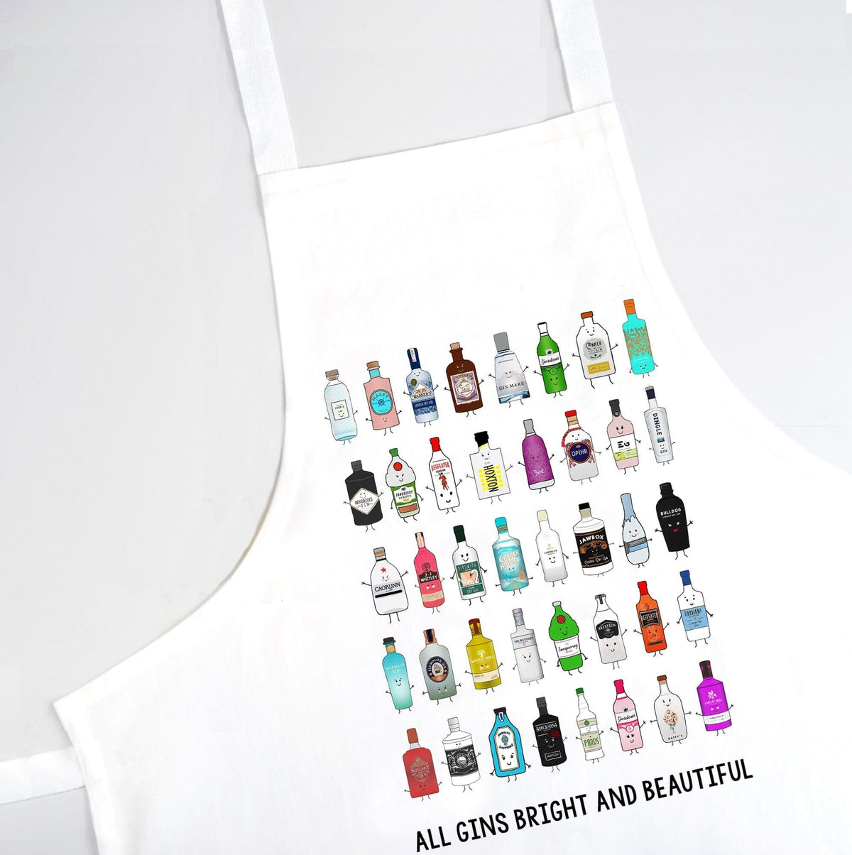'All Gins Bright & Beautiful' Apron - Of Life & Lemons®
