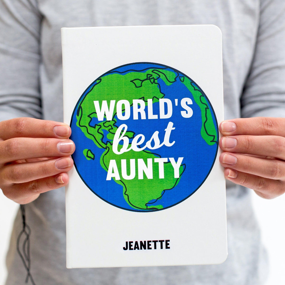 'World's Best Aunt' Personalised Notebook - Of Life & Lemons®