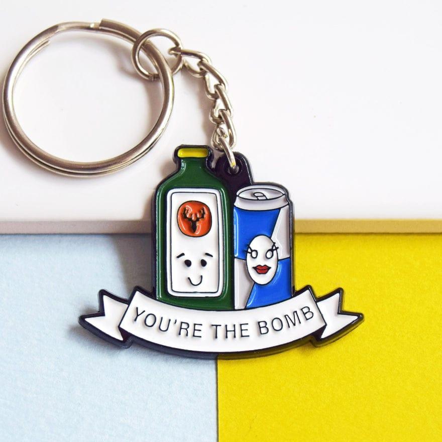 'You're the Bomb' Enamel Keyring - Of Life & Lemons®