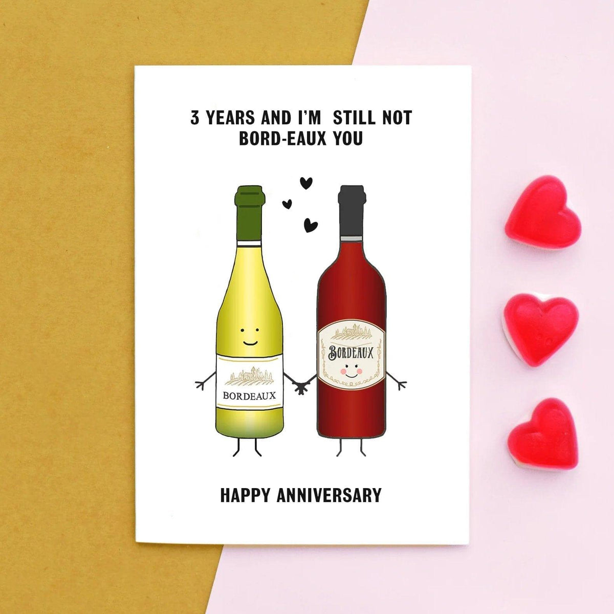 Personalised Wine Anniversary Card - Of Life & Lemons®