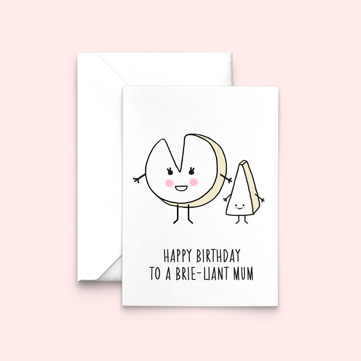 Funny Cheese Birthday Card for Mum - Of Life & Lemons®