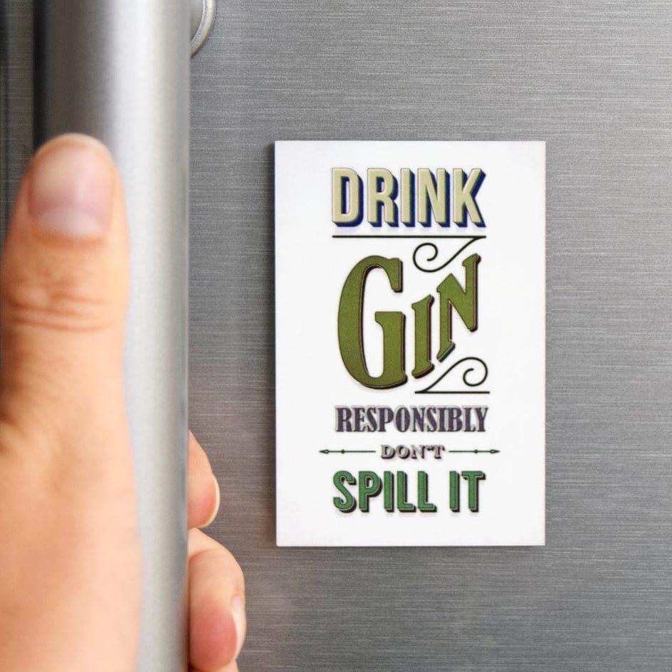 Funny Gin Fridge Magnet - Of Life & Lemons®
