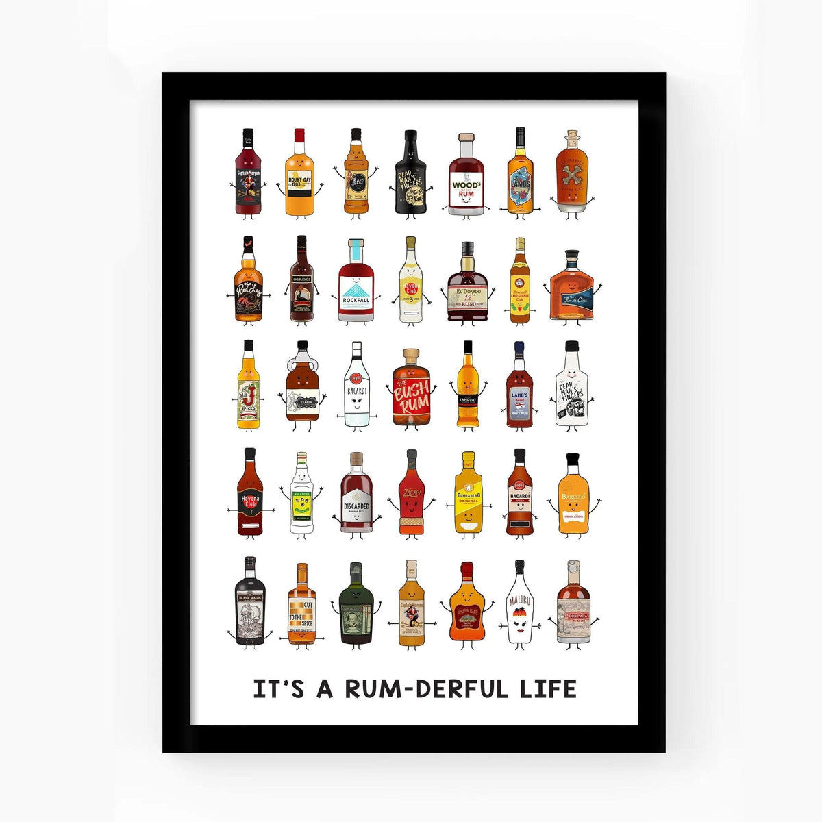 'It's A Rum-derful Life' Print Montage Prints Of Life & Lemons
