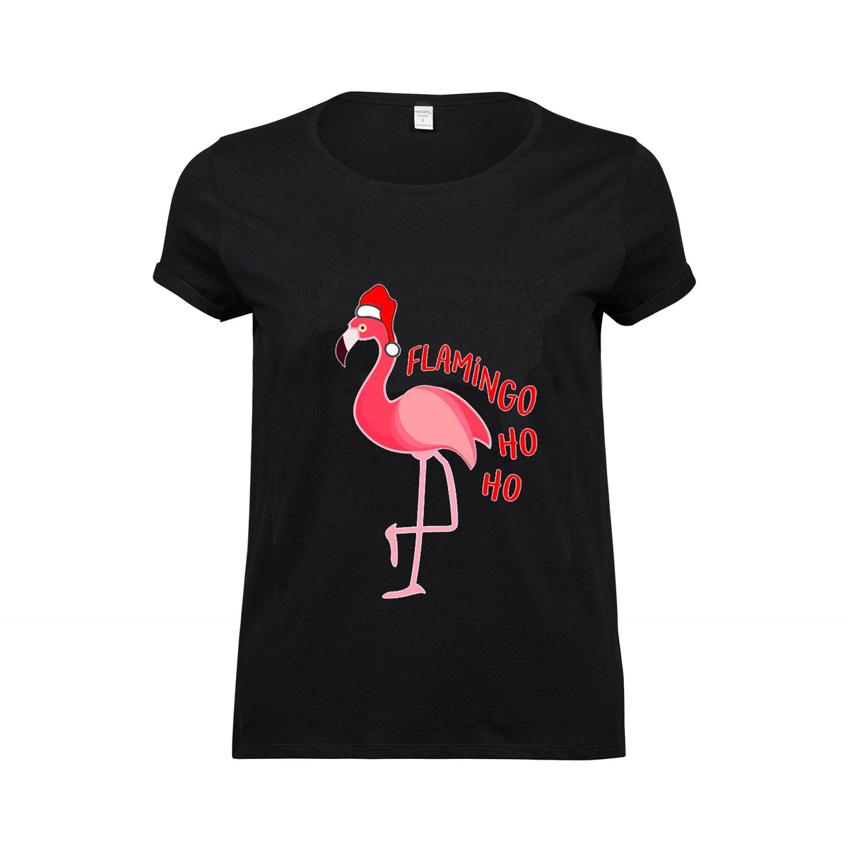Funny Flamingo Ladies Christmas T-Shirt - Of Life & Lemons®