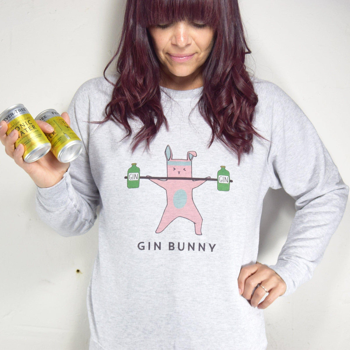 'Gin Bunny' Ladies Sweatshirt - Of Life & Lemons®