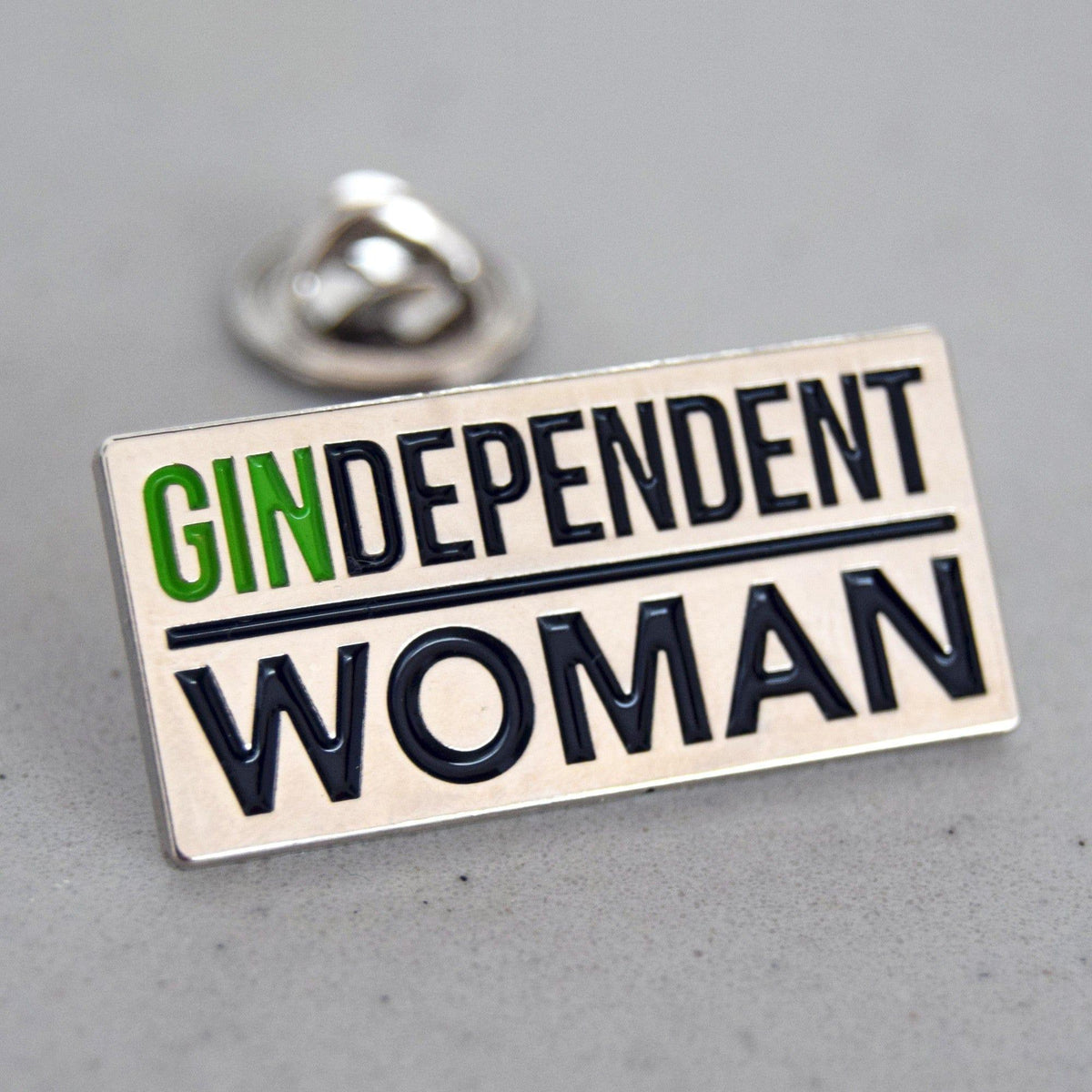 'Gindependent Woman' Enamel Pin Badge - Of Life & Lemons®
