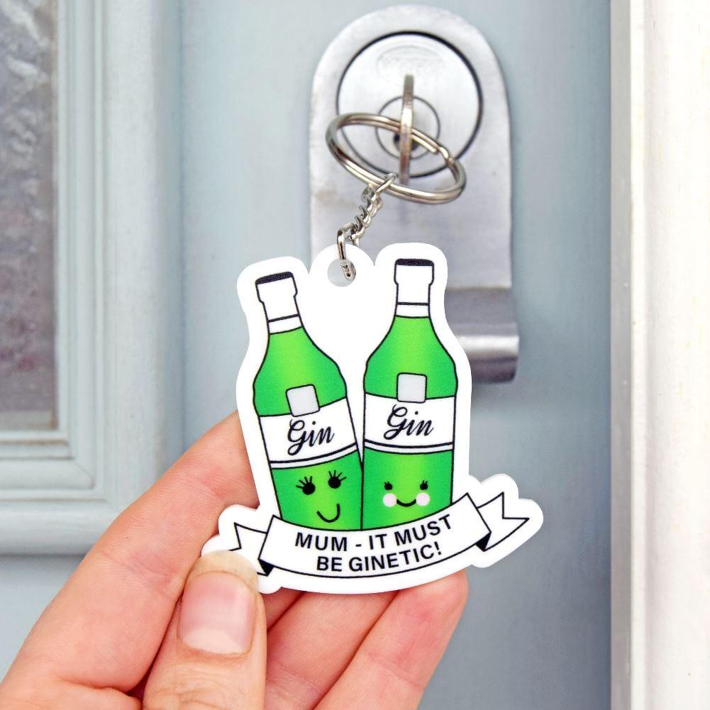 'It Must Be GINetic!' Keyring For Mum - Of Life & Lemons®