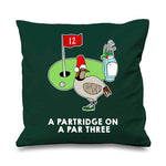 Funny Golf Christmas Cushion Cushion Of Life & Lemons® 