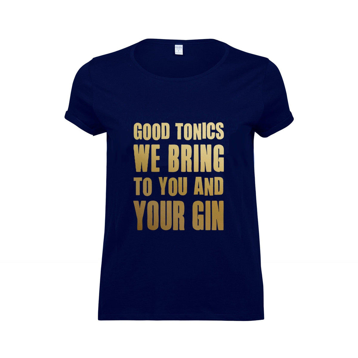 'Good Tonics We Bring' Ladies Gin Christmas T-Shirt - Of Life & Lemons®