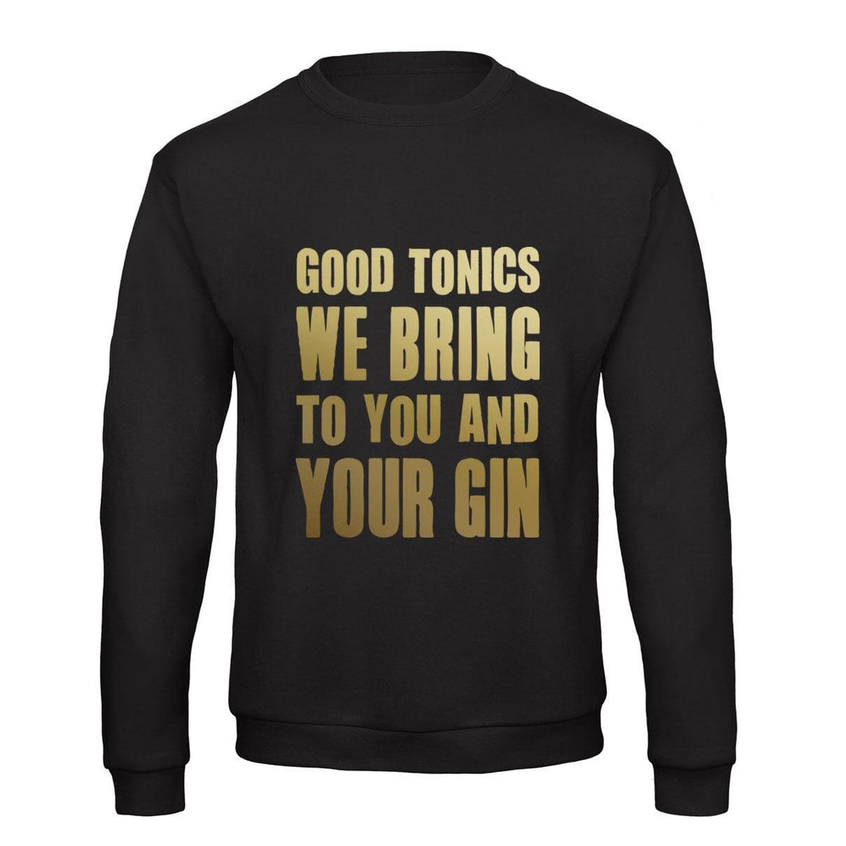 'Good Tonics' Gold Gin Christmas Jumper - Of Life & Lemons®