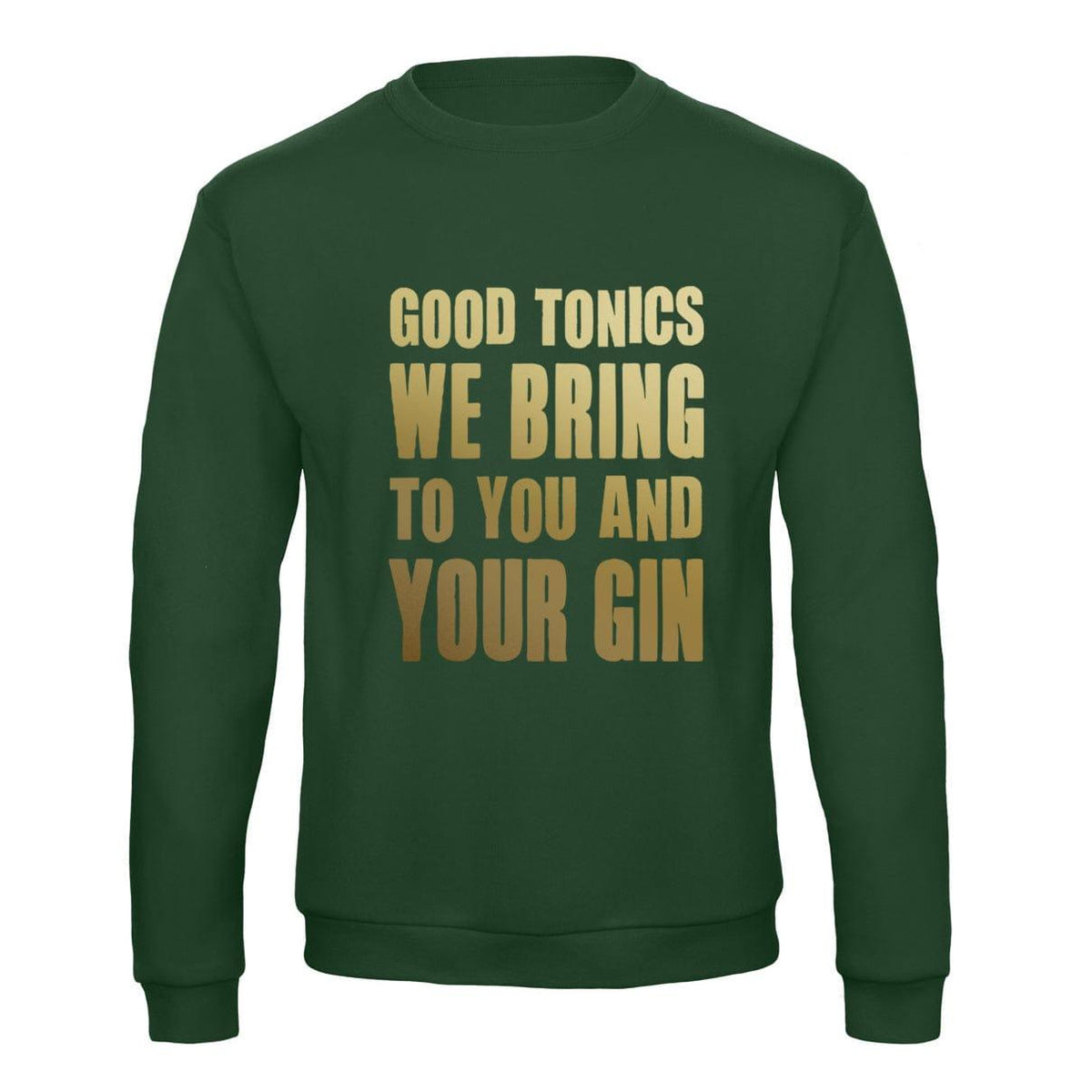 'Good Tonics' Gold Gin Christmas Jumper - Of Life & Lemons®