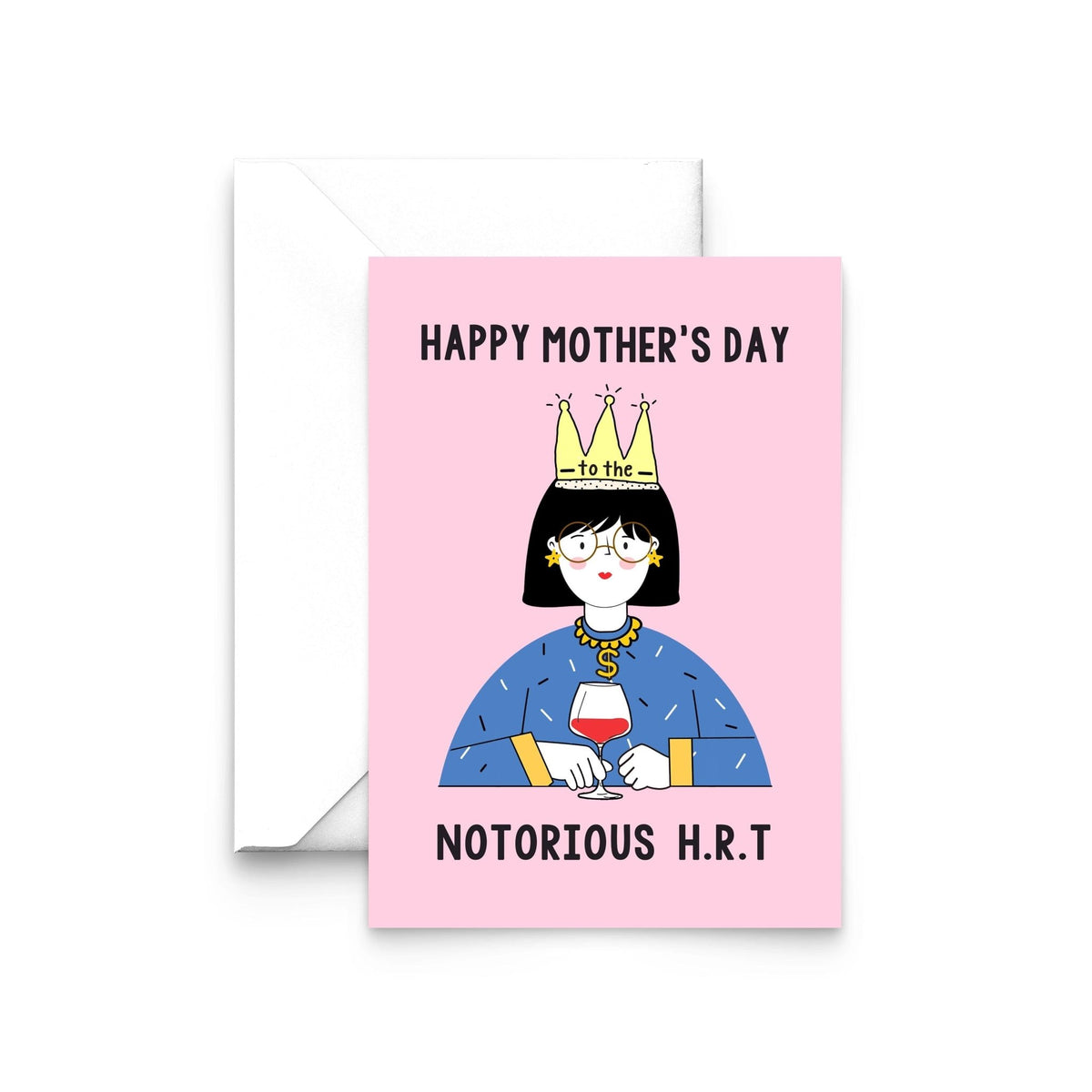 'Notorious H.R.T' Funny Menopause Mother's Day Card - Of Life & Lemons®