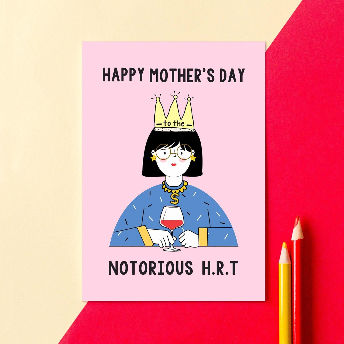 'Notorious H.R.T' Funny Menopause Mother's Day Card - Of Life & Lemons®