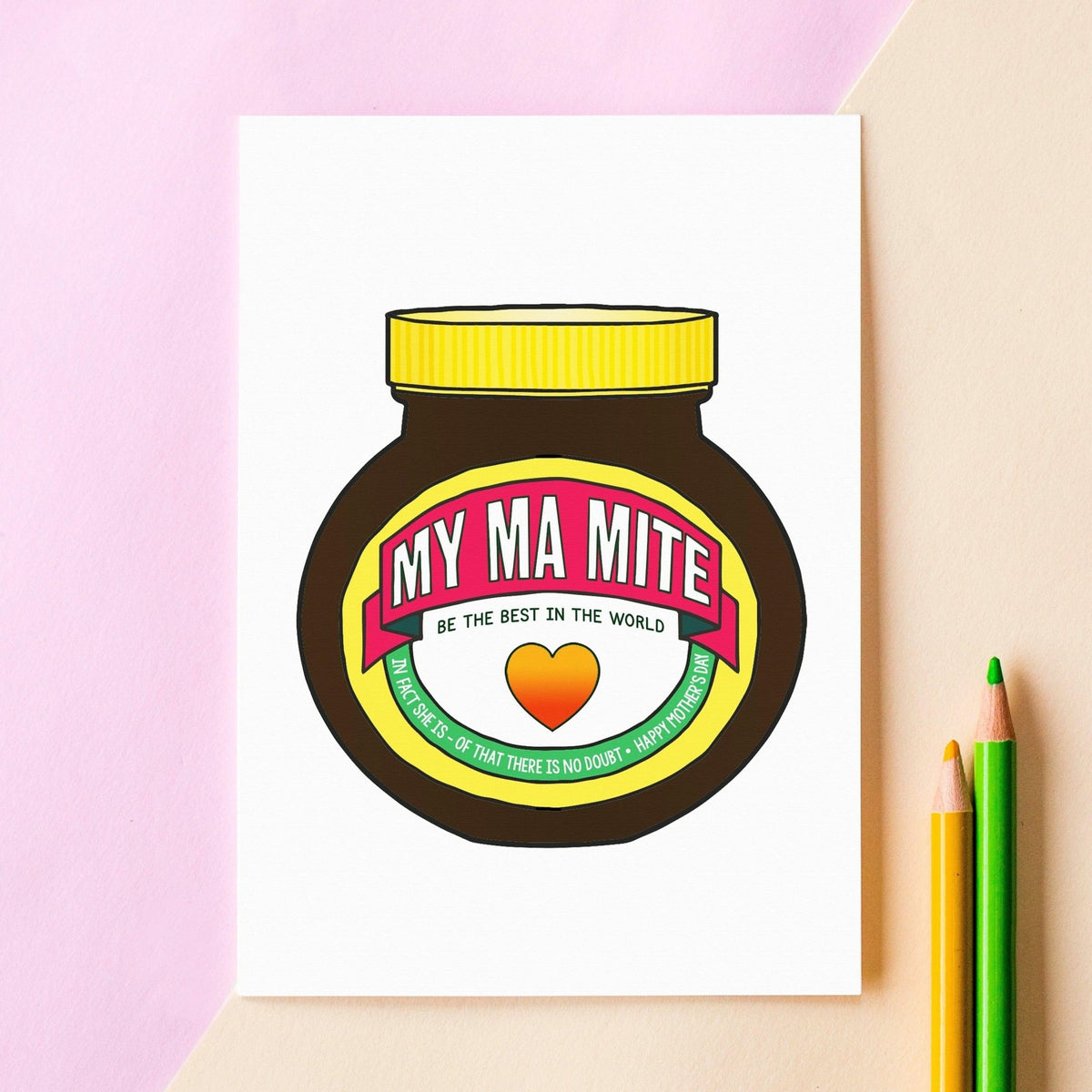 'Best Mum in the World' Mother's Day Card - Of Life & Lemons®