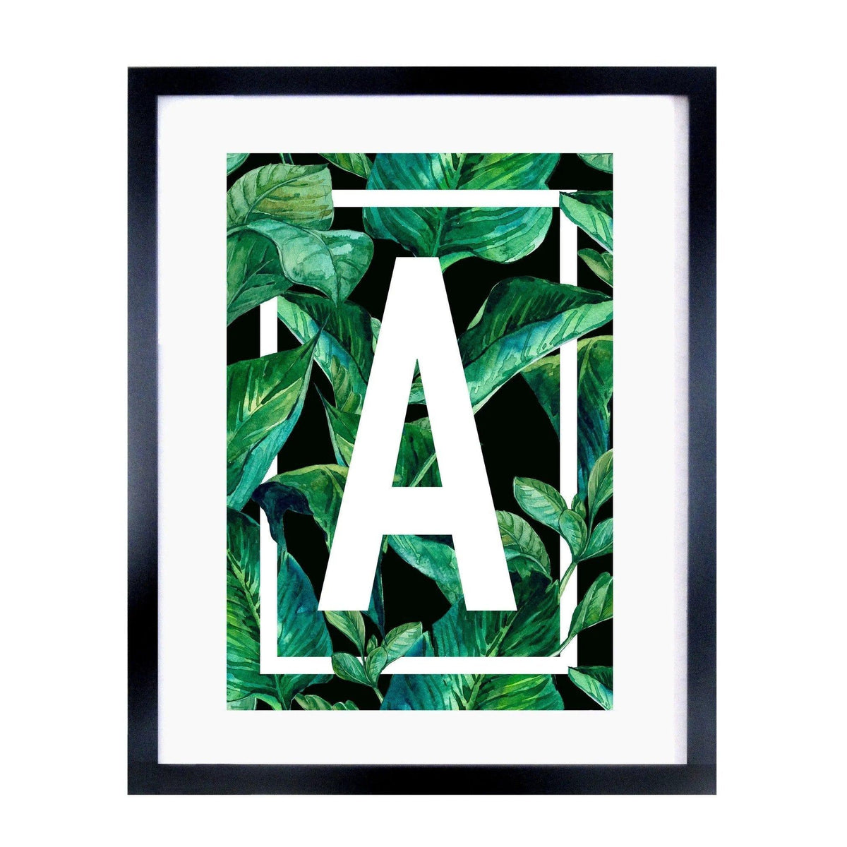 Tropical Leaf Monogram Print - Of Life & Lemons®