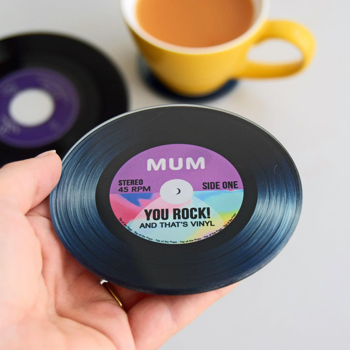 'You Rock' Glass Coaster For Mum - Of Life & Lemons®