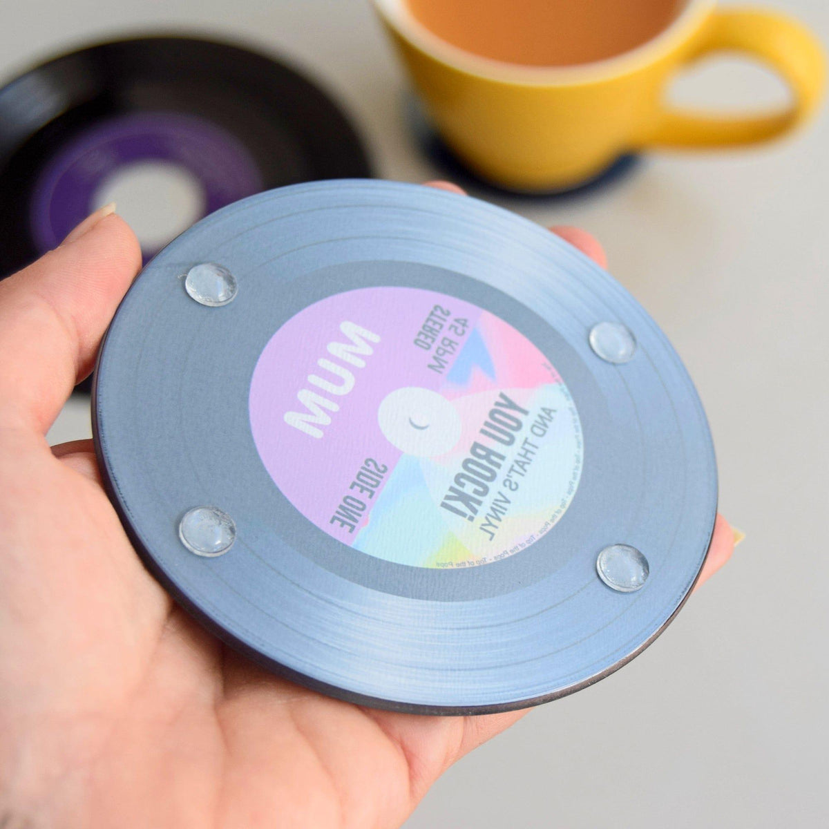 'You Rock' Glass Coaster For Mum - Of Life & Lemons®