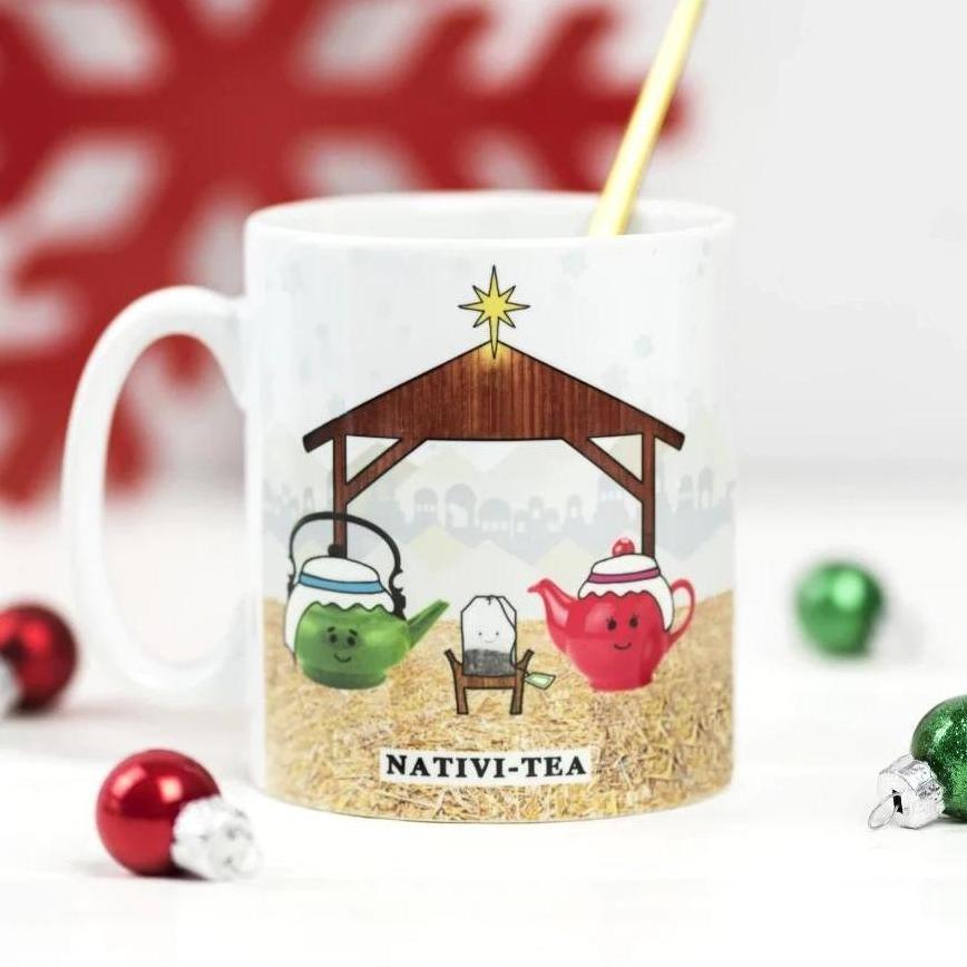 'Nativi - Tea' Funny Christmas Mug - Of Life & Lemons®
