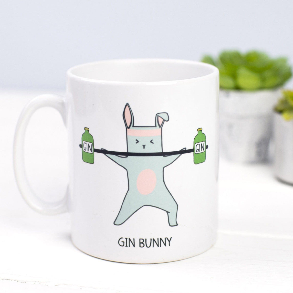 'Gin Bunny' Funny Gin Mug - Of Life & Lemons®