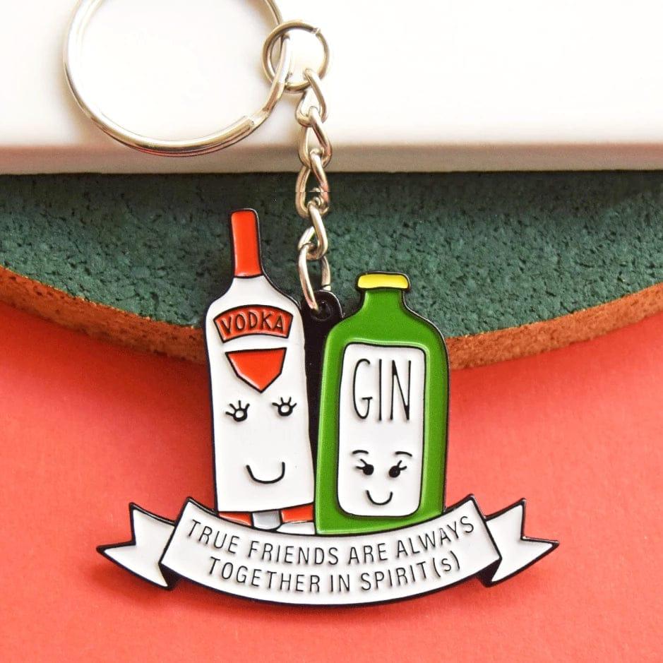 'Together in Spirits' Friendship Keyring - Of Life & Lemons®