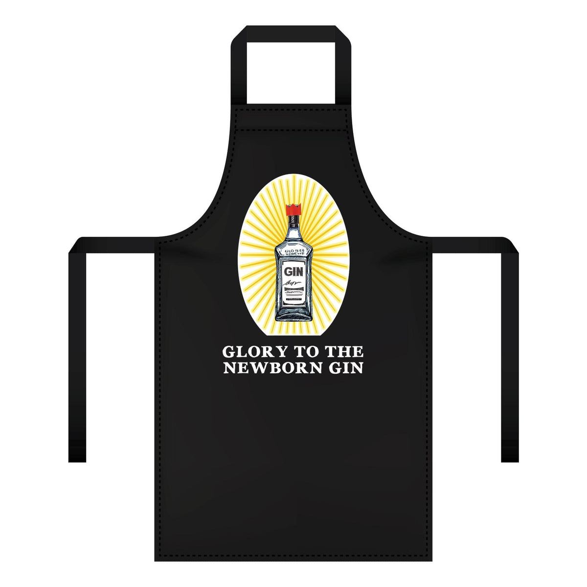 'Glory to the Newborn Gin' Christmas Apron - Of Life & Lemons®