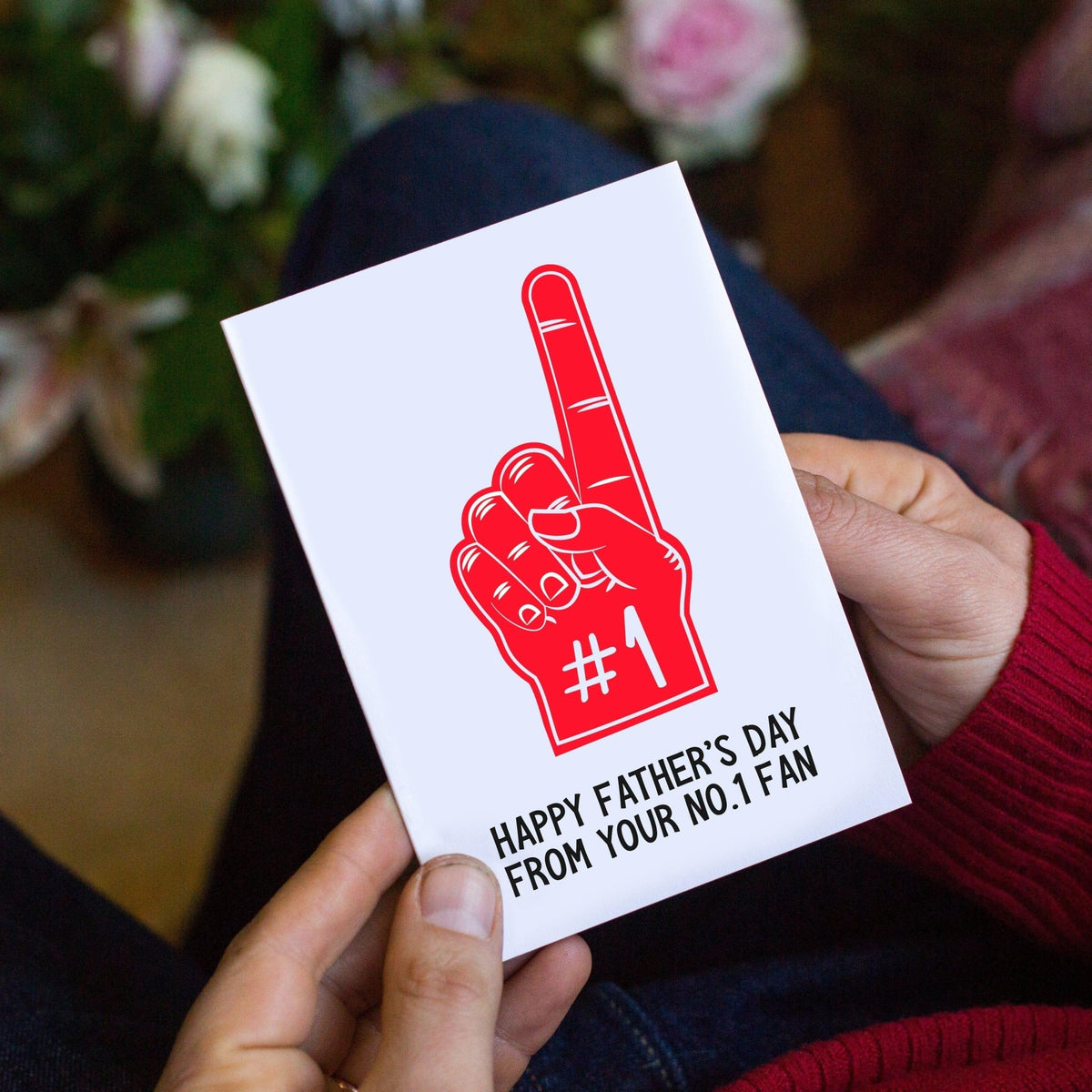 'No.1 Fan' Sport Father's Day Card - Of Life & Lemons®