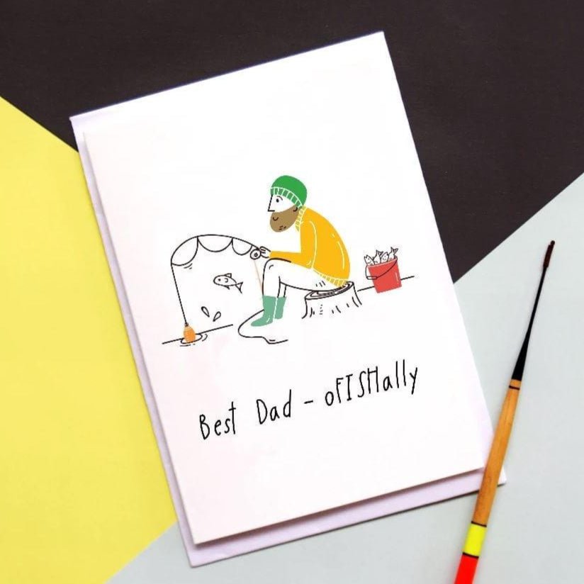 Funny Fishing Pun Card For Dad - Of Life & Lemons®