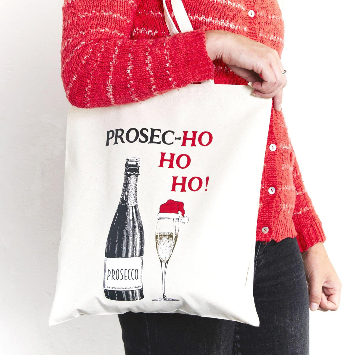 Prosecco Christmas Tote Bag - Of Life & Lemons®