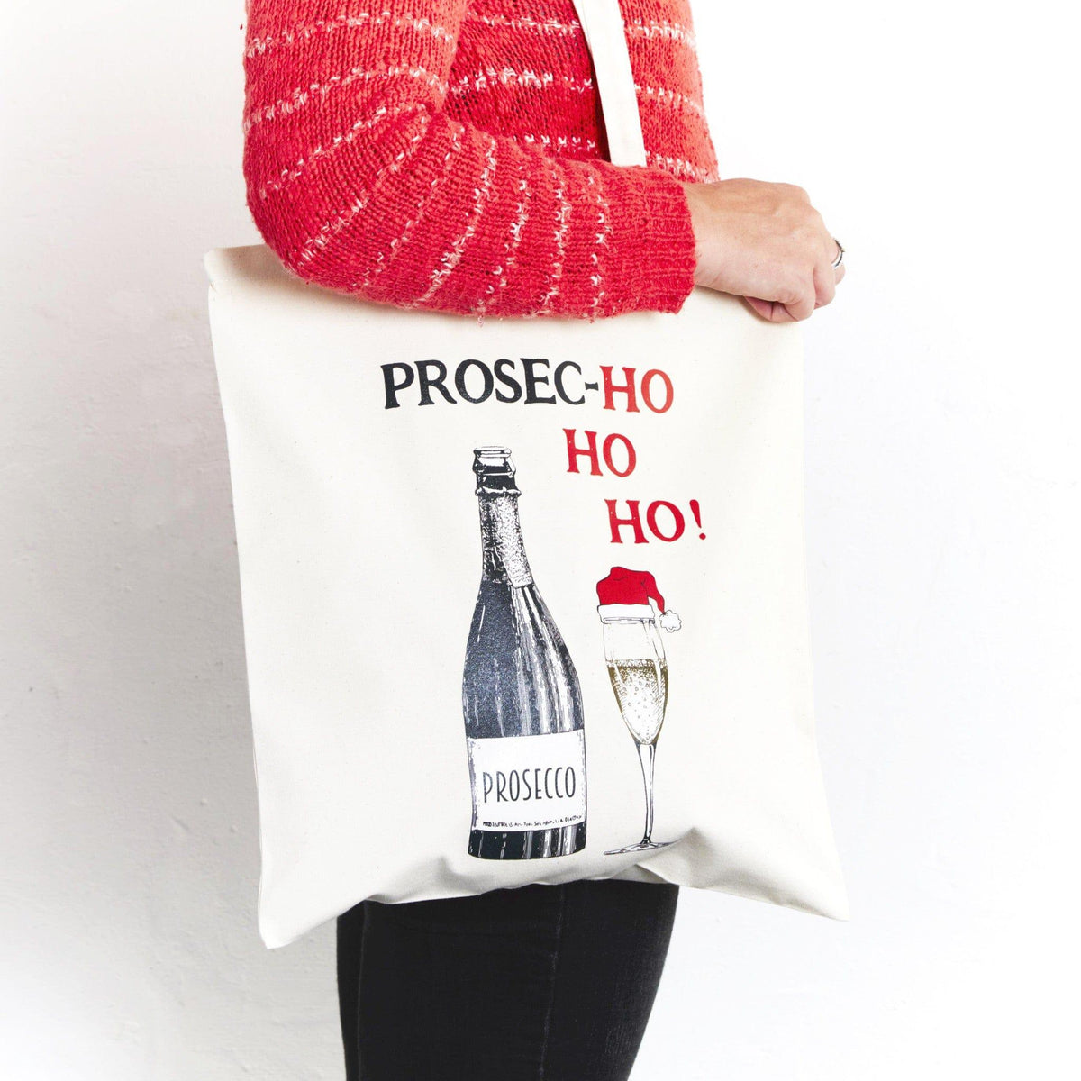 Prosecco Christmas Tote Bag - Of Life & Lemons®